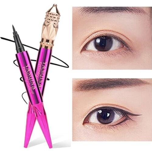 1Pcs Eyeliner Liquid Natural Waterproof Sweatproof Long-Lasting Non-Smudge Convenient Quick-Drying Beauty Eye Makeup Tools