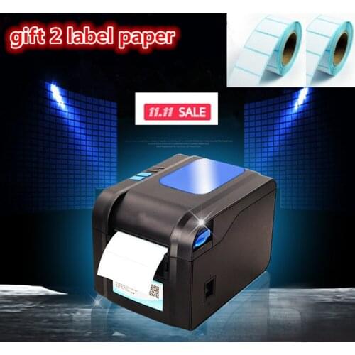 Factory direct sales thermal bar code non-drying label printer clothing tags supermarket price sticker Support for printing22-80