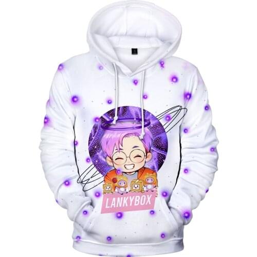 2021 New Arrival 3D Print Hoodie LankyBox Hoodies Harajuku Streetwear Sweatshirts Men Women Fashion Pullover Kawaii Kids Clothes