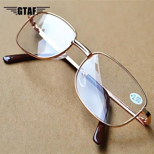 +1.0+1.5+2.0+2.5+3.0+3.5+4.0 Reading Glasses, Ultra-light Transparent Glasses Magnifying Glasses Portable Refractive Glasses