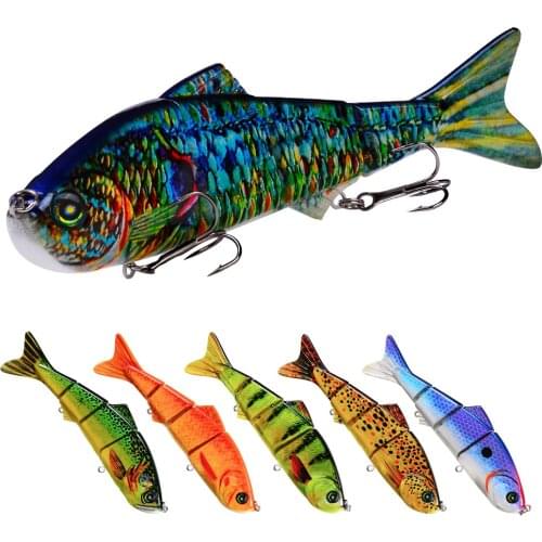 1PCS New Artificial Rotating Multi-Section Minnow Fishing Lure 155mm/38g Wobblers for Trolling BassVibration Hard Bait Crankbait