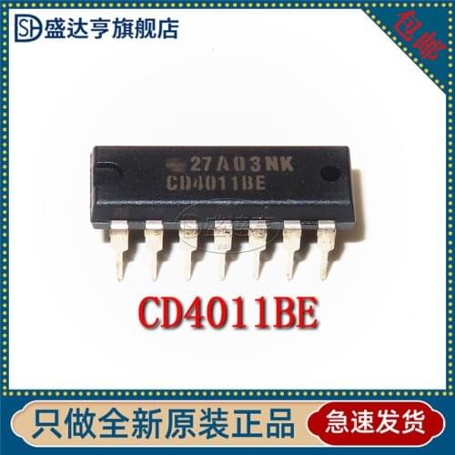 10Pcs/Lot CD4011BE 4011BE IC DIP-14