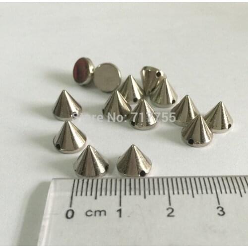 2016 new ABS 8mm silver spike studs rivets hand sewing nailhead DIY jewelry accessories 200pcs/lot