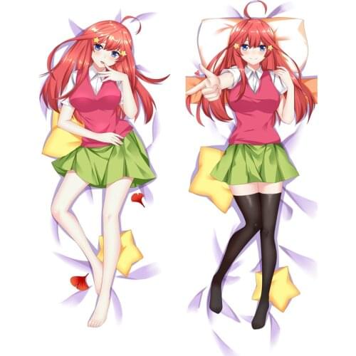 2021-July Update The Quintessential Quintuplets Cosplay Pillowcase Anime Hugging Body Pillow Cover Dakimakura Body Pillow Case