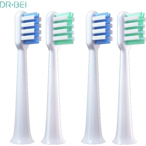 4PCS/Set DR. BEI Clean Suitable Brush Head For C1 Oral Care Teeth Toothbrush Floss Action Brush Heads Installation Hair Brush