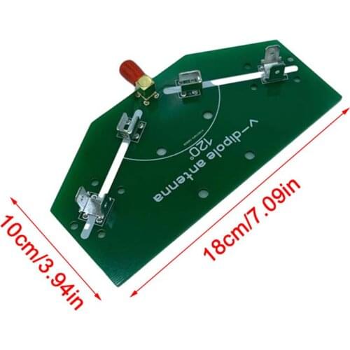 78M-1GHz Frequency Receive 137MHz Positive V Horn Antenna Rod V-dipole SMA Cable Q81F