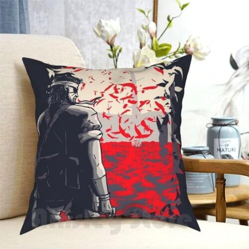 Big ( For Dark Backgrounds ) Pillow Case Printed Home Soft Throw Pillow Snake Metal Gear Metal Gear Solid Games Ps3 Ps2