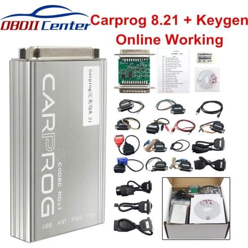 DHL Carprog V8.21 Online Version Auto Repair Tool Full Set Car Prog Firmware 8.21 Ecu Chip Tuning Tool Better Than Carprog 10.93