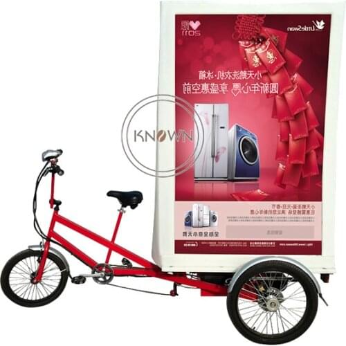 Electric mobile promobike advertisement bike bicycle led advertising tricycle