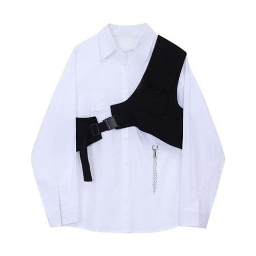 GRANBELLA Black And White Blouses