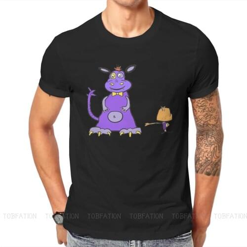 Monster Essential Hipster TShirts My Pet Monster Adventure anime Men Harajuku Fabric Streetwear T Shirt Round Neck Big Size