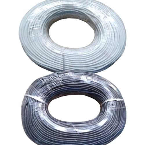 100Meters/lot Neon Sign Silicone High Voltage Cable Neon Light Silicone Wire Line 6/10/15KV180℃ Diameter4.2/6.3/7.5, 0.4/1.0/1.5