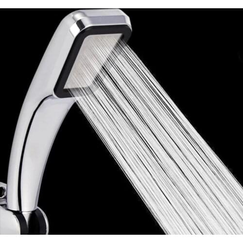 300 Holes Shower Head Pressure Rainfall Water Saving Flow with Chrome ABS Rain High Pressure Spray Nozzle Bathroom Accessories