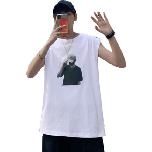 New Fashion Cotton Sleeveless Shirts Vest Top Men Fitness Shirt Mens Singlet Bodybuilding Workout Gym Vest Fitness Men майка