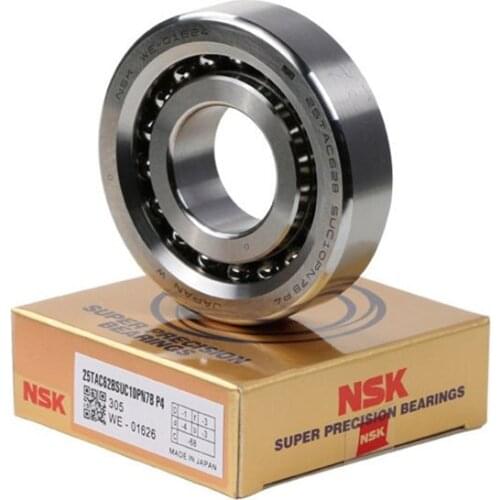 NSK Brand 1Pcs 7003 7003C 2RZ P4 DBA 17x35x10 17x35x20 Sealed Angular Contact Bearings Speed Spindle Bearings CNC ABEC-7