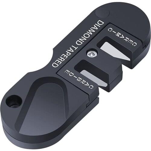 Portable Mini Knife Multifunction Sharpener, Steel Outdoor EDC Mini Tool Sharpener