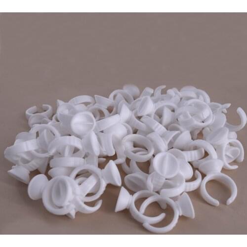 Professional Permanent Makeup Eyebrow Lip tattoo Pigment Container RING INK CUP Easy for PMUK042SD 100pcs good quality