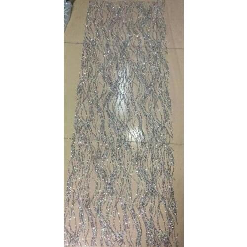 Fast shipping SYJ-51141 by dhl shinning hand print glitter luxury tulle mesh for evening dress/sawing//wedding