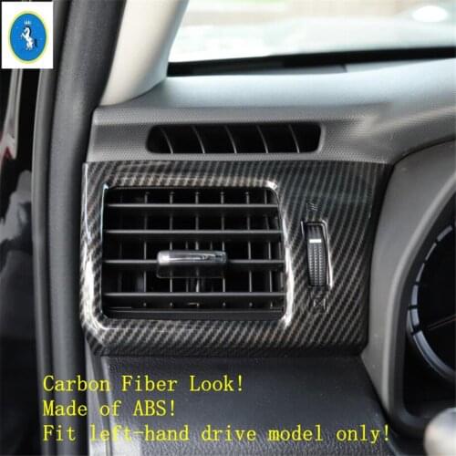 Yimaautotrims Auto Accessory Side Dashboard Air Conditioning AC Outlet Vent Cover Trim Fit For Toyota 4Runner 2010 - 2019 ABS