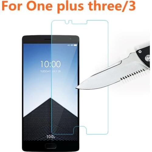 For Oneplus 3 Tempered Glass 9H Original Protective Film Explosion-proof LCD Screen Protector for One plus three 3
