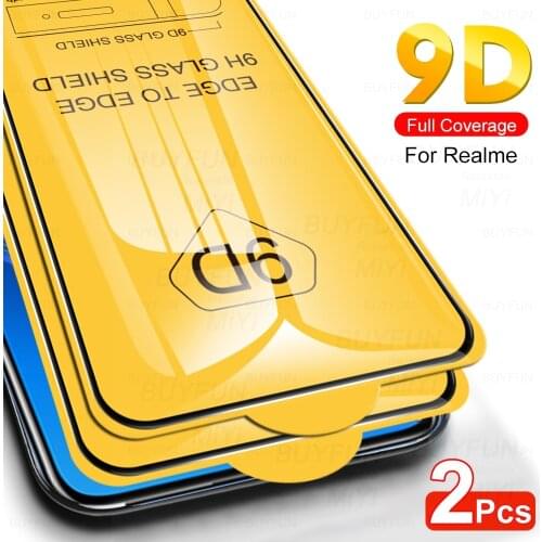 Realmi Narzo 30 5G Glas 2PCS 9D Full Glue Protective Tempered Glass For Realmy Relme Realme Narzo30 5G 2021 Toughened Film Cover