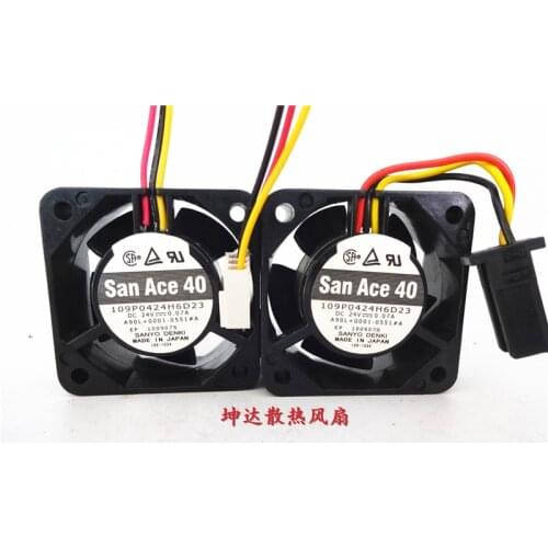 109P0424H6D23 DC 24V 0.07A 4cm 40mm Alarm Signal RD A90L-0001-0551#A Cooling Fan