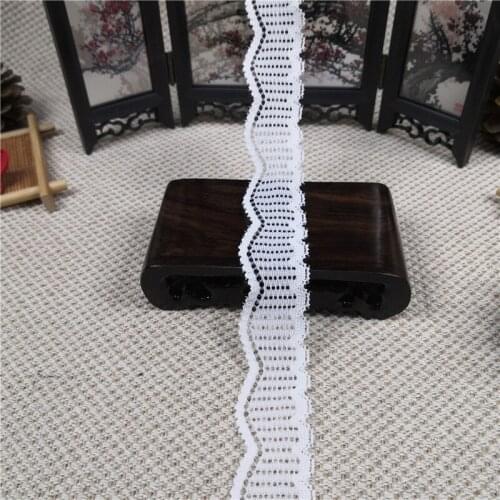 2.8cm gray and black lace fabric of R2712 and couture materiel by dentelle au metre