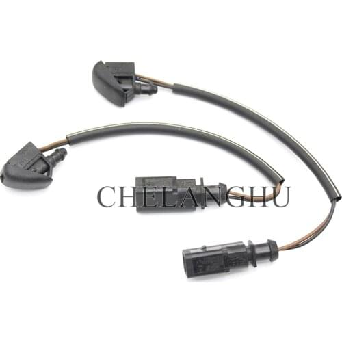 2pcs For Skoda Fabia 2000 2001 2002 2003 2004 2005 2006 2007 2008 2009 -2015 Heated Windscreen Washer Jet Window Washer Nozzle