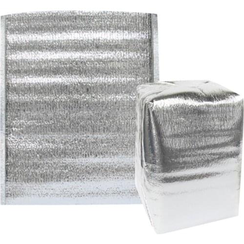 20Pcs Lunch Bag Thermal Insulation Aluminum Foil Disposable Food Delivery Pouch