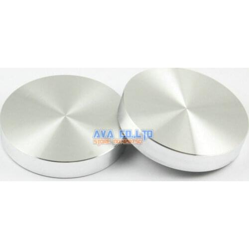 4 Pieces 53*10*M10 Aluminum Disc Glass Table Top Adapter Attaching Circle Decoration