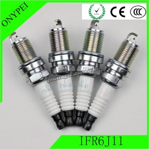 4x Iridium IFR6J11 7658 Spark Plugs For Suzuki Esteem 1.8 Grand Vitara XL-7 2.7