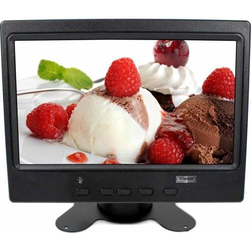 7inch Lcd monitor 800x480 with HD MI+VGA+AV input signal for bus and desk monitor VS-T0701UNB-V1