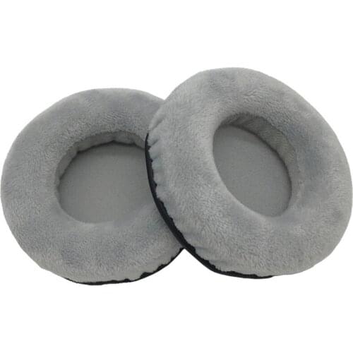 70mm Velvet Leather Ear Pads Cushion Cover Cups Pillow Sleeve Earpads Earmuff Replacement for Round Shape Headphones