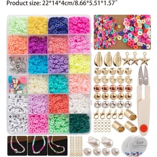 Bohemian Style Jewelry Making Accessories Polymer Clay Craft Bead with Different Colours Enjoy DIY Making