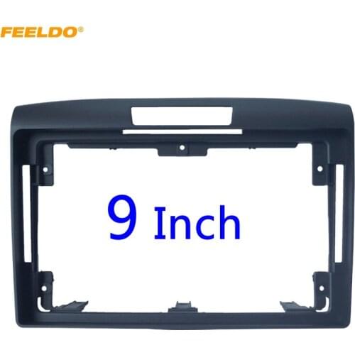 FEELDO Car Stereo Audio Fascia Frame Adapter For Honda CRV 12-16 9" Big Screen 2Din Dash Fitting Panel Frame Kit #HQ6451
