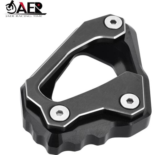 JAER Motorcycle Bike MT10 Kickstand Foot Side Stand Enlarger Support Plate Extension For Yamaha MT 10 MT10 2016 2017 2018