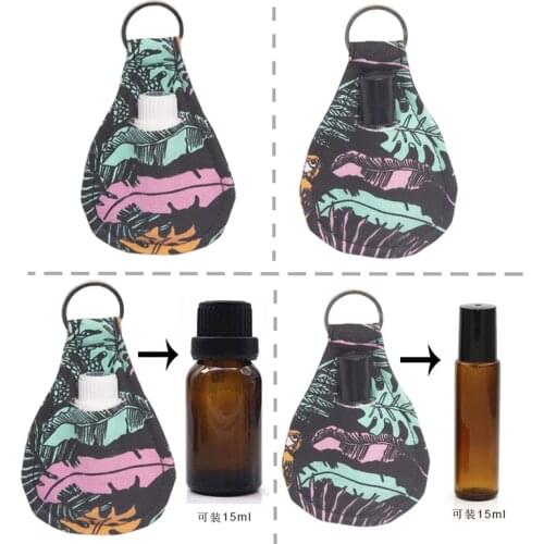 3PCS Canvas Essential Oil Case for DoTERRA 10ml 15ml Essential Oil Storage Bag Potable Travel Carrying Hanging Bottles Organizer