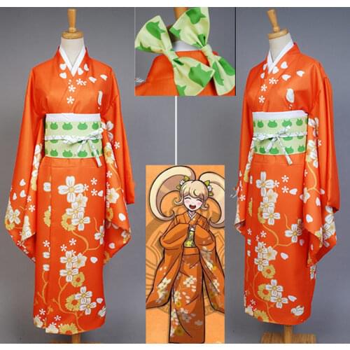 Anime Danganronpa 2 Dangan Ronpa Saionji Hiyoko Cosplay costume custom made