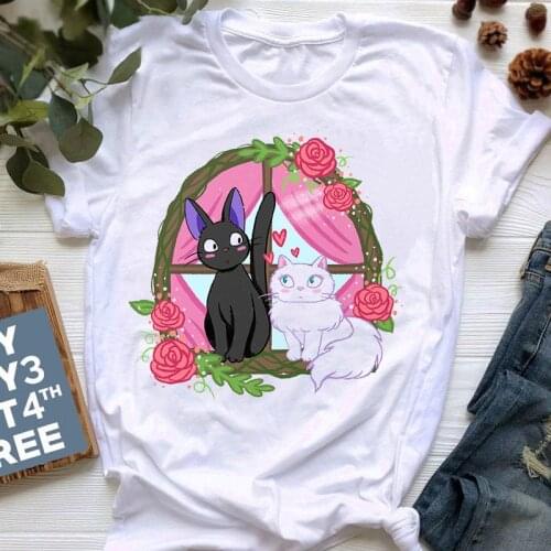 Harajuku Kawaii Vintage Tops Tee Totoro Studio T Shirt Women Ullzang Funny Ghibli Japanese Kawaii Grunge Tumblr T-shirt Female