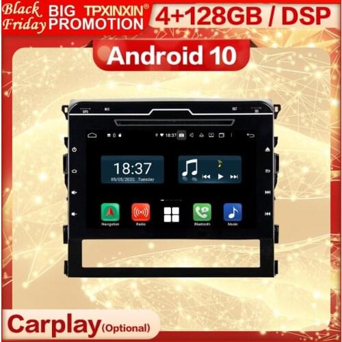 4+128G Carplay 2 Din Android Screen Multimedia Stereo Receiver For Toyota Land Cruiser 2016 GPS IPS Radio Audio Player Head Unit