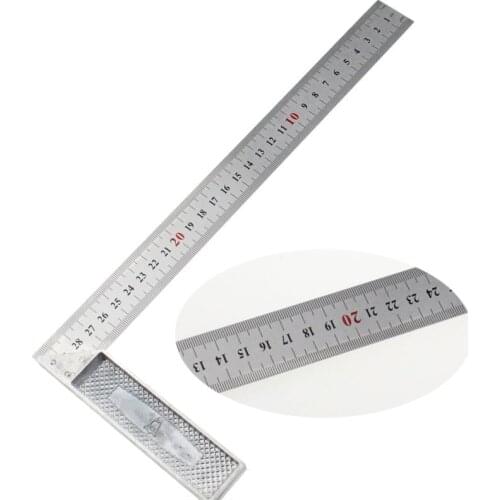 New Arrvial 300mm / 12 "stainless steel Engineers Try Square Set Tool Tool Right Angle 90 Degrees wholesale Ruler
