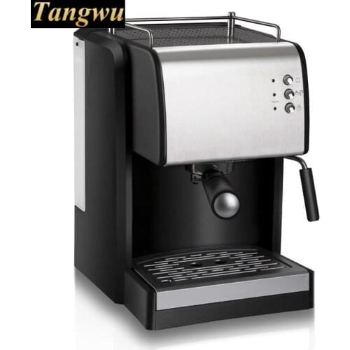 Semi-automatic espresso machine for commercial pressure steam coffee can be Suckling