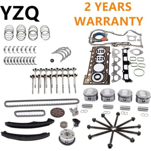 1.4T Engine Piston Rings Cylinder Gasket Crankshaft Valve Stem Set For Audi A1 A3 VW Tiguan Jetta Golf Eos 03C109469K 03C109158A
