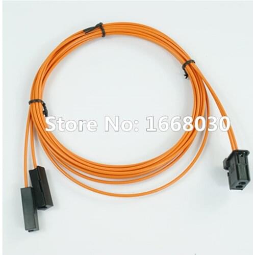 MOST Fiber Optic Cable Male & 2pcs break cable connector For Audi BMW Benz etc. 100cm Car accesories interior Car decoration