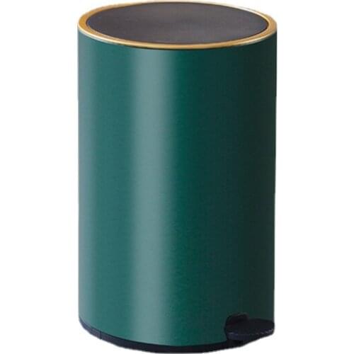 Luxury Modern Cover Trash Can Nordic Minimalist Living Room Trash Can Kitchen Bedroom Rangement Cuisine Kitchen Storage BC50LJT