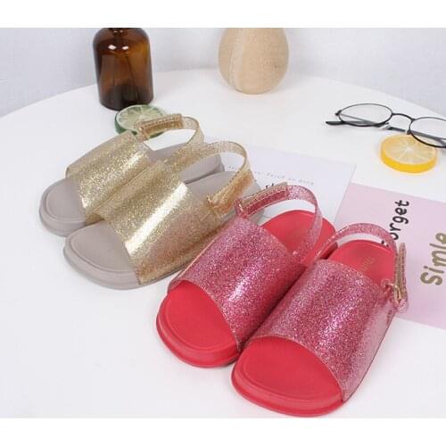 2019 New Summer Boys Girls Sandals Kids Jelly Soft PVC Non-slip Soft Bottom Shoes Baby Children Infant Vacation Beach Sandals