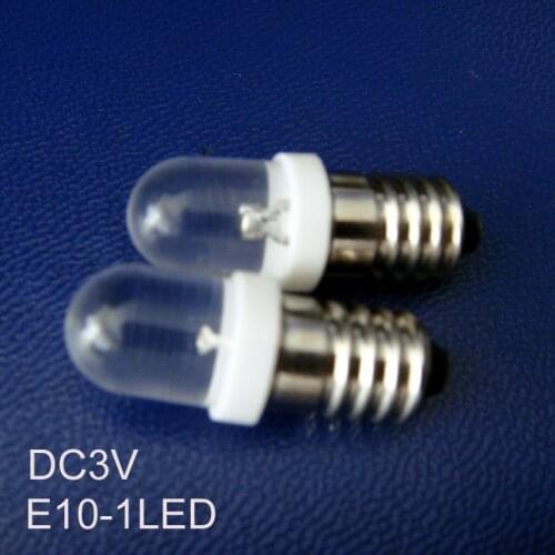 High quality DC3V E10 led,E10 led light,3V led E10,E10 light,E10 Bulb,E10 3V,E10 3V Light,E10 light DC3V,free shipping 10pcs/lot
