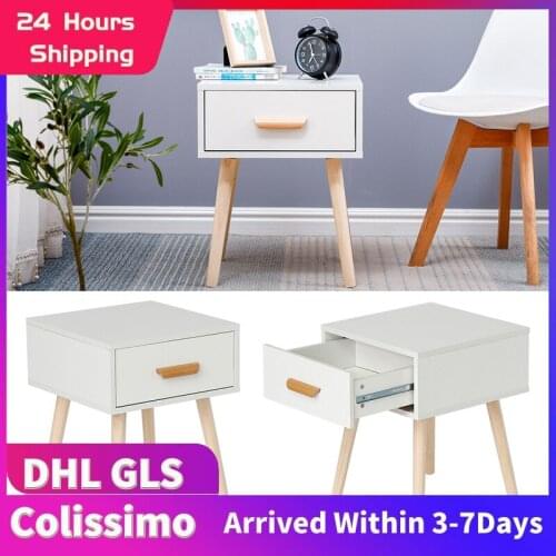 Bedside Cabinet Table Nightstand Coffee Modern Storage Bedroom Home Furniture Drawer Bedstand Cabinet HWC