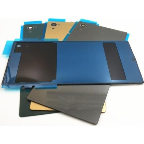 For Sony Xperia Z5 E6603 E6633 E6653 E6683 Rear Glass Battery Cover Back Door Glass Housing Replacement + NFC Antenna