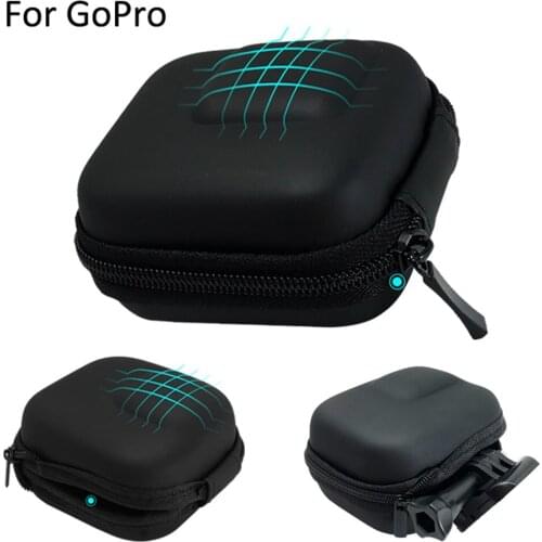 Mini EVA Case Protective Bag for GoPro Hero 9 8 7 6 5 Black Sliver White Sport Camera PU Storage Box Dji Osmo Action Accessories